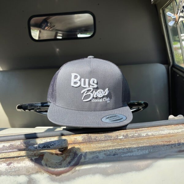 Bus Bros Snapback White 1