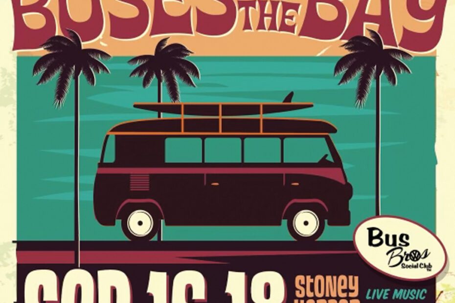Buses By The Bay 2022 Poster