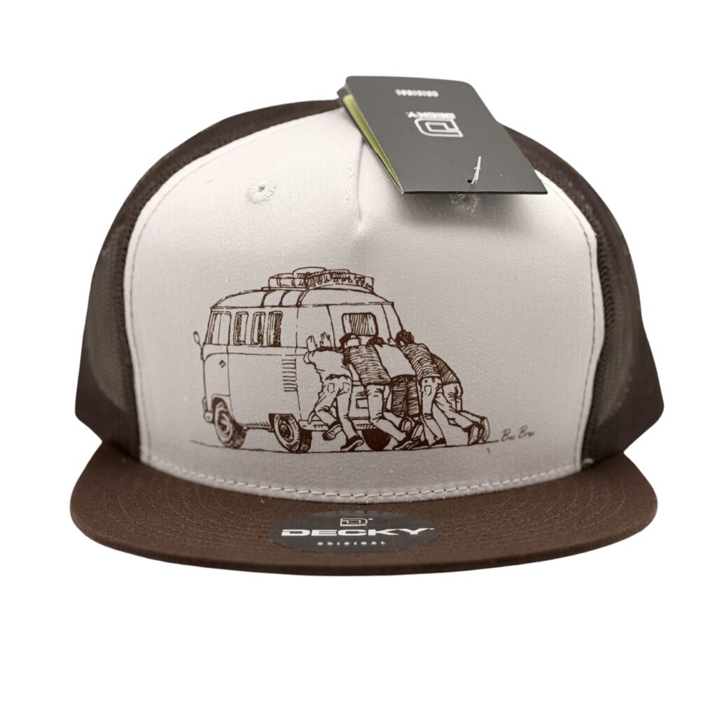 Bus Bros Keep Pushin Snapback Hat - Brown