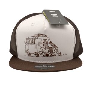 Bus Bros Keep Pushin Snapback Hat - Brown
